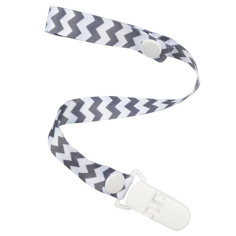 Thumbnail: 1PC Baby Pacifier Clip Chain Adjustable Dummy Clip Nipple Holder Polyester Paci