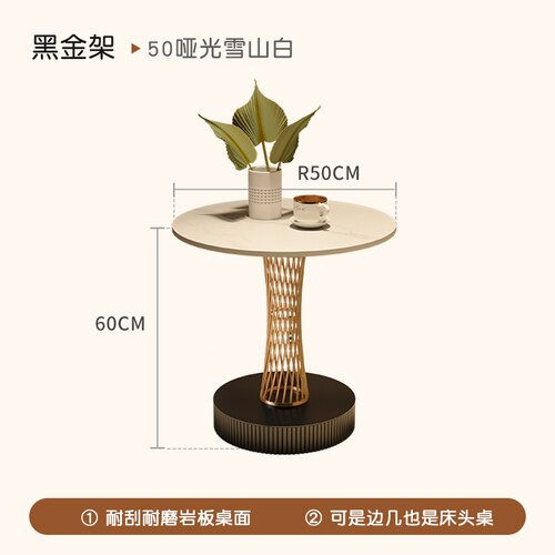 Thumbnail: Designer Luxury Coffee Tables Unique Hotel Round Korea Makeup Side Table Round 
