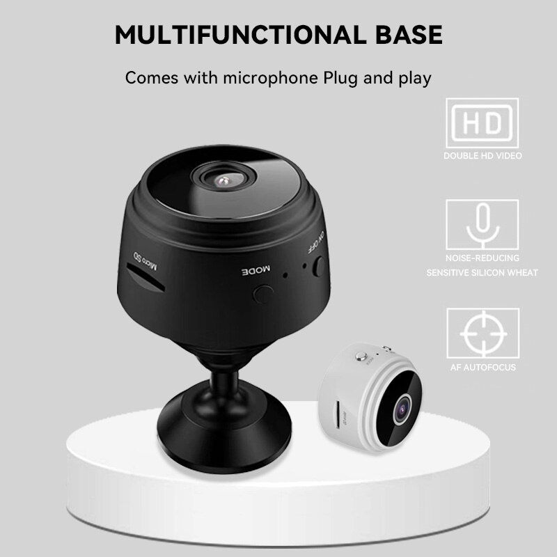 Thumbnail: A9 WiFi Mini Camera HD 1080p Wireless Video Recorder Voice Recorder Security Mo