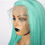 Thumbnail: Green 13x6 Transparent Lace Front Wig Straight Wigs For Women 613 Colored 13x4 