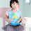 Thumbnail: Security Cartoon Print Baby Bibs Boys Girls Bib Waterproof Soft Silicone Kids B