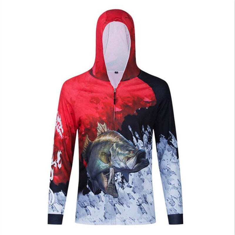 Thumbnail: Anti-UV Long Sleeve Fishing Jersey Professional Breathable Quick Dry Fishing Ho