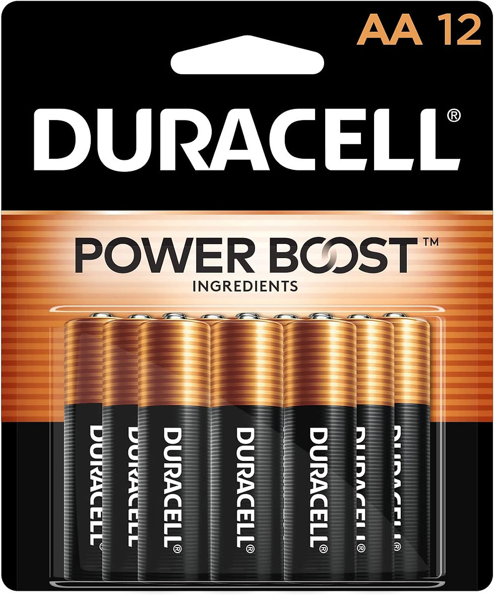 Thumbnail: Duracell Coppertop AA Batteries with Power Boost Ingredients, 20 Count Pack Dou