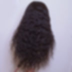 Thumbnail: 180%Density 26Inch Soft Preplucked Long Natural Black Kinky Curly Lace Front Wi