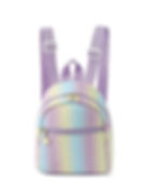 Thumbnail: Mini Ombre Chevron Quilted Classic Backpack
