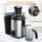 Thumbnail: Slow Juicer Extractor Electric Fruit Juicer Machine Cold Press FilterFree Easy 