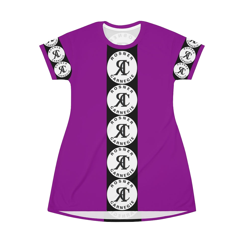 Miniatura: ROSNER CARNEGIE NYC® PY-NYC-WDS-AOPTD-BD-1-2000-1-10 BABY DOLL DRESS - PURPLE