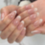 Thumbnail: 24pcs French Style False Nails Glitte Design Fake Nail Patch Mid Length Coffin 