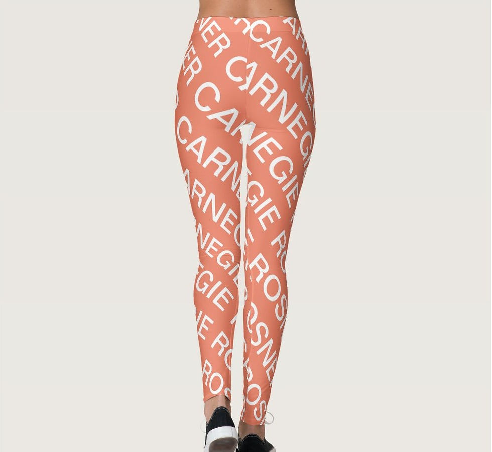 Miniatura: Rosner Carnegie SPORT® 1060-10 DESIGNER COUTURE LEGGINGS - ROSE