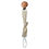 Миниатюра: Anti-drop Baby Pacifier Clip Newborn Linen Cotton Wooden Pacifier Chain Nipple 