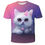 Thumbnail: 2023 New Summer Animal Cat T shirt Kids Fashion Streetwear Boy Girl Children Sh