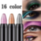 Thumbnail: 15 Colors Pearlescent Eyeshadow Pencil Waterproof Long Lasting Glitter Shimmer 
