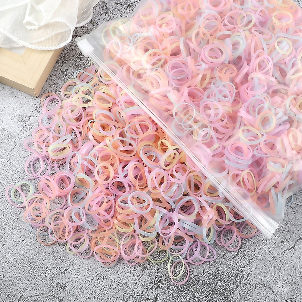 Miniaturbild: 1000/2000PCS Kid Elastic Rubber Band Small Scrunchie Hair Bands for Children Ba