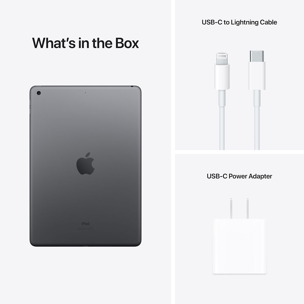 Thumbnail: Apple 10.2-inch iPad Wi-Fi 64GB - Space Gray (9th Generation)