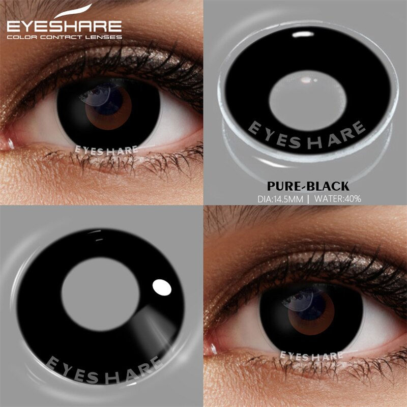 Thumbnail: EYESHARE 1Pair Cosplay Colored Contact Lenses For Eyes Halloween Anime Lenses B