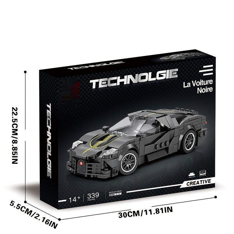 Thumbnail: City Technical Speed Car Building Blocks Sport Racing Car Vehicles Assembled Br