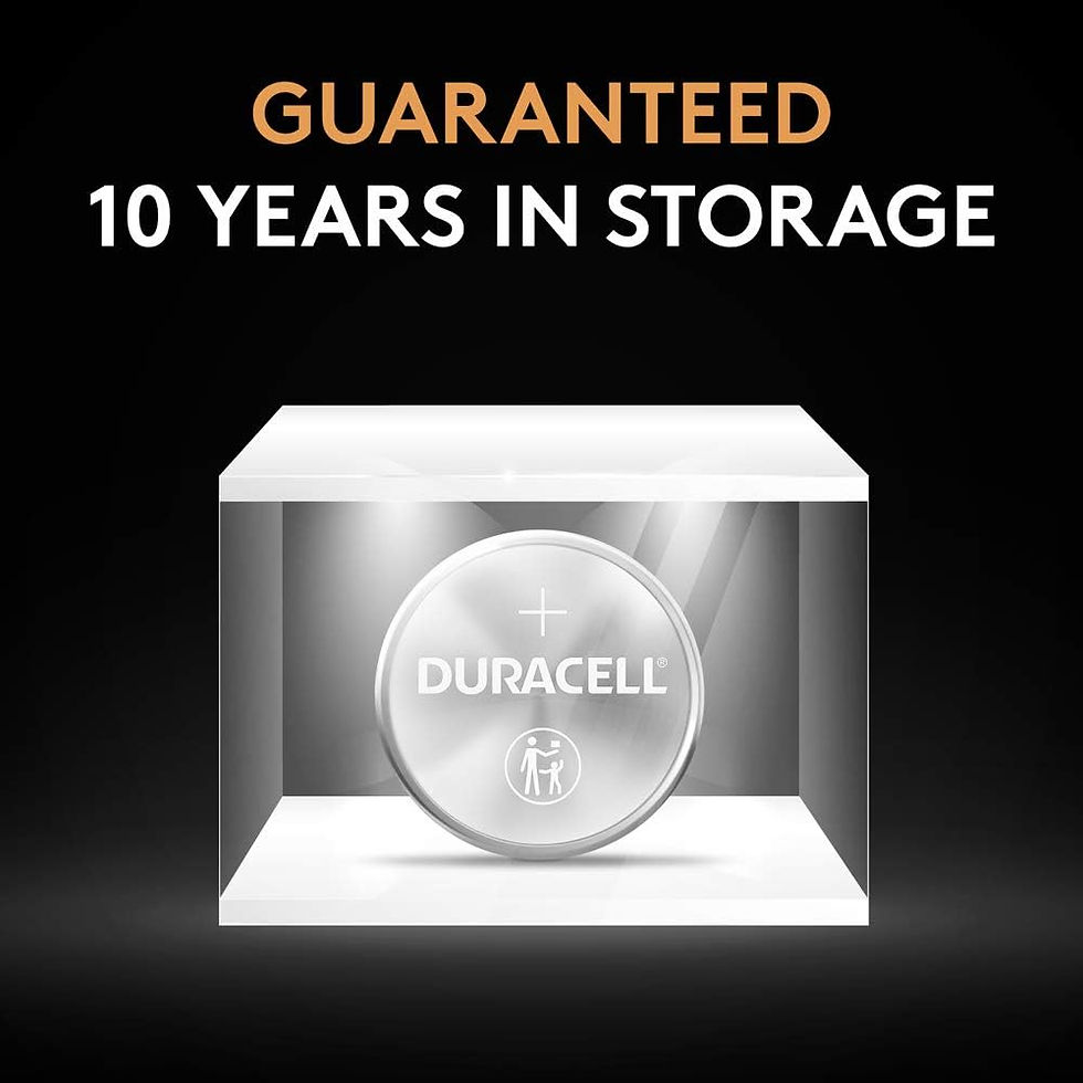 Thumbnail: Duracell 1620 3V Lithium Battery, 1 Count Pack, Lithium Coin Battery for Medica