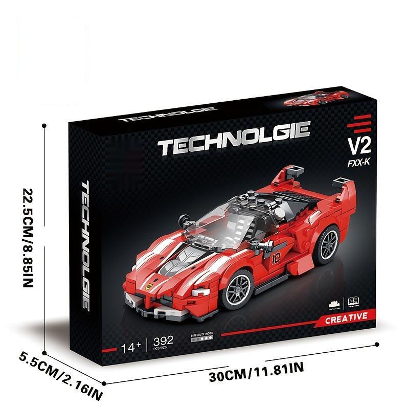 Thumbnail: City Technical Speed Car Building Blocks Sport Racing Car Vehicles Assembled Br