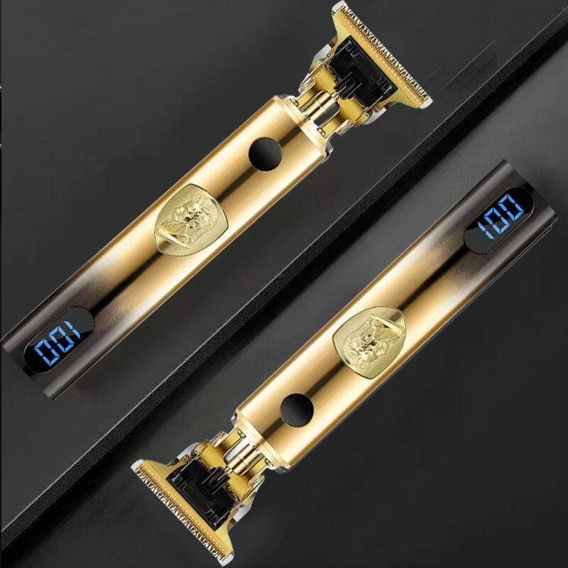 Thumbnail: Electric Haircutter for Men USB Rechargeable LCD Display Electric Hair Trimmer 