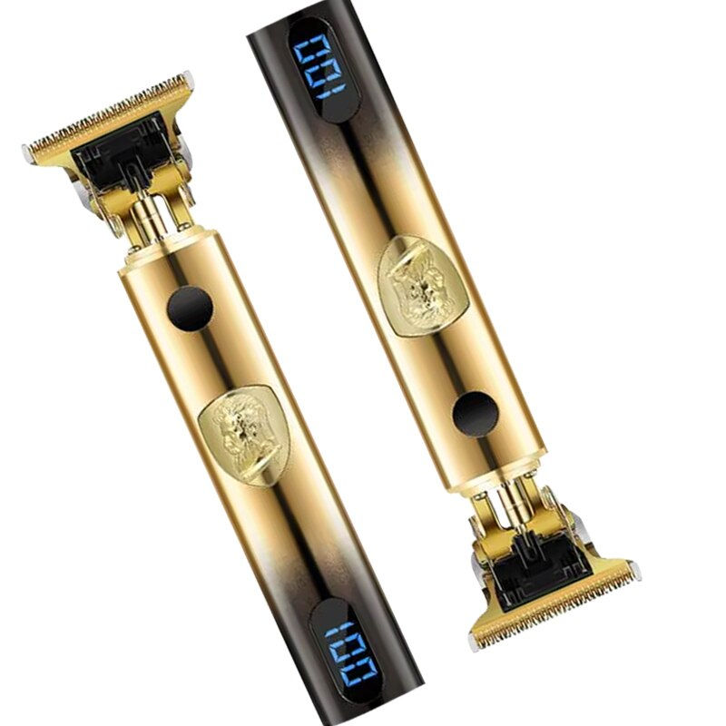 Thumbnail: Electric Haircutter for Men USB Rechargeable LCD Display Electric Hair Trimmer 