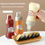 Thumbnail: Condiment Squeeze Bottles With Nozzles Plastic Ketchup Mustard Hot Sauces Olive