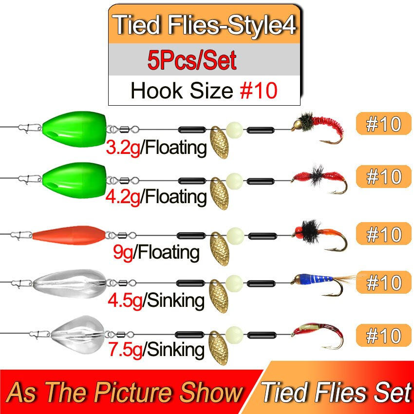 Thumbnail: 5Pcs Lot Fishing Lure Wobblers Lures Wobbler Spinners Spoon Bait for Pike Peche