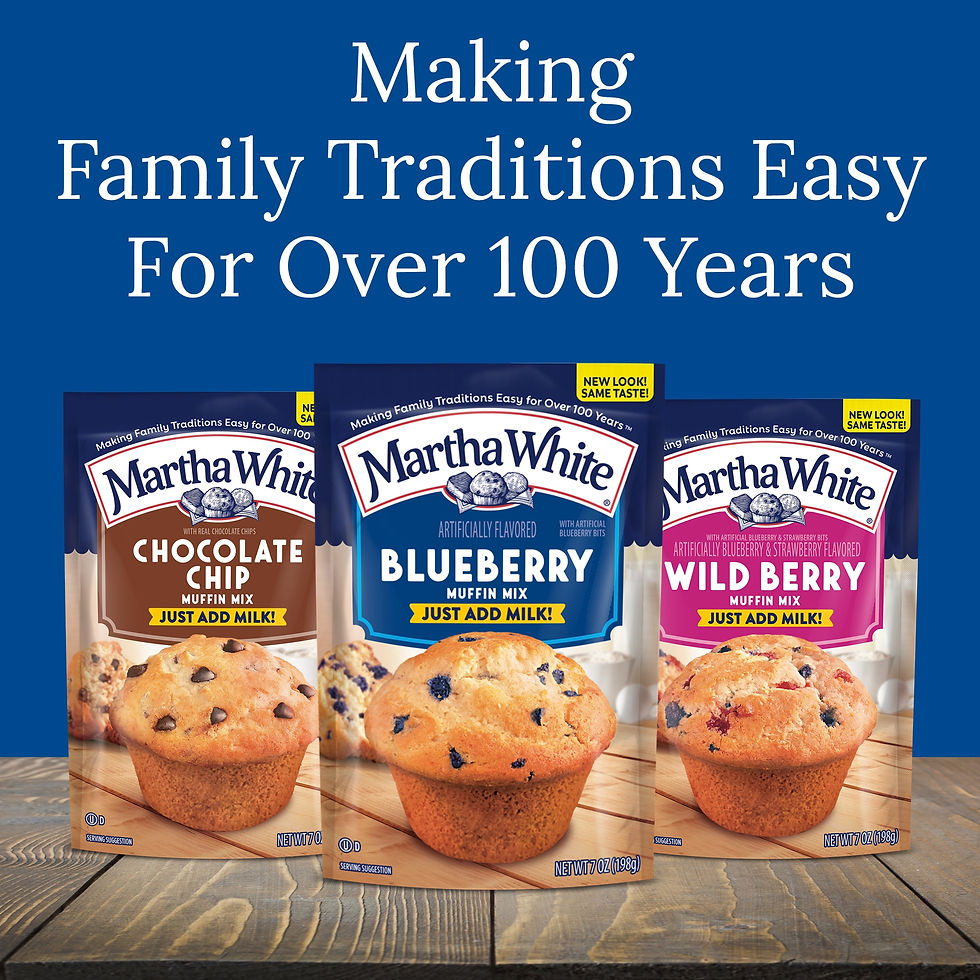 Thumbnail: Martha White Wildberry Muffin Mix, 7 oz Bag