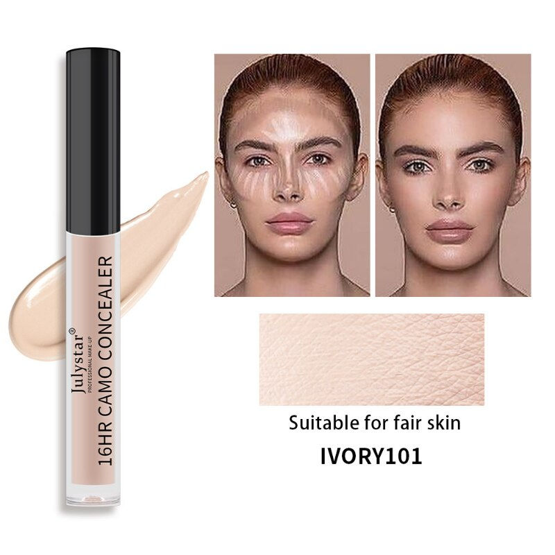 Thumbnail: Cosmetics Concealer Foundation Cream Full Skin Professional Face Blemish Cover 