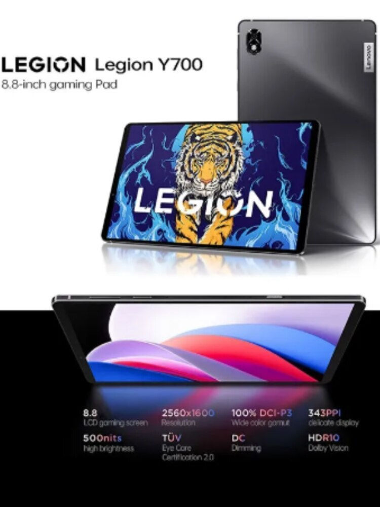 Thumbnail: Global Firmware Lenovo LEGION Y700 Snapdragon 870 Esports 8.8inch 6550mAh 45W C