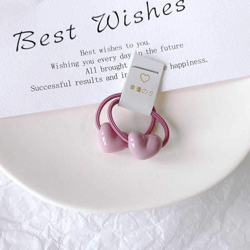 Thumbnail: Children Sequins Floral Elastic Hair Bands Rubber Band Hair Tie Princess Kawaii