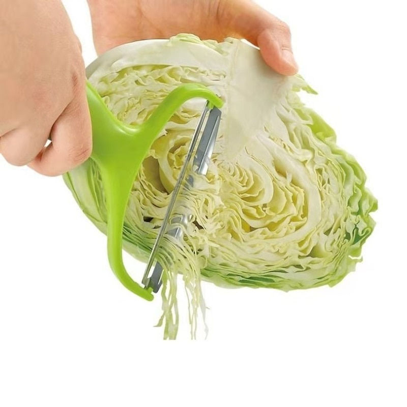 Thumbnail: Peeler Vegetables Fruit Stainless Steel Knife Cabbage Graters Salad Potato Slic