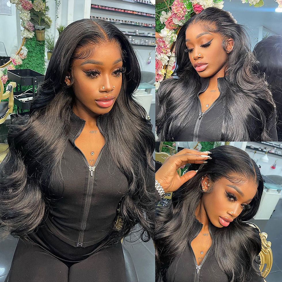 Thumbnail: 30 40 Inch Body Wave 13x6 Hd Lace Frontal Wig Glueless Wig Preplucked Human Hai