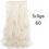 Thumbnail: Synthetic 22 Inch 5 Clip In Hair Extensions Long Wavy Hairstyle Fake Hairpiece 