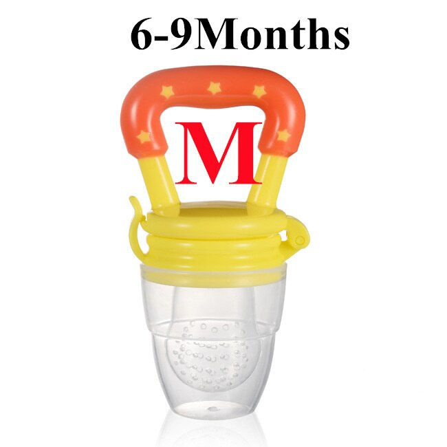 Thumbnail: Newborn Baby Fresh Food Fruit Feeder Silicone Teether Trainning To Eat Fruit Gr