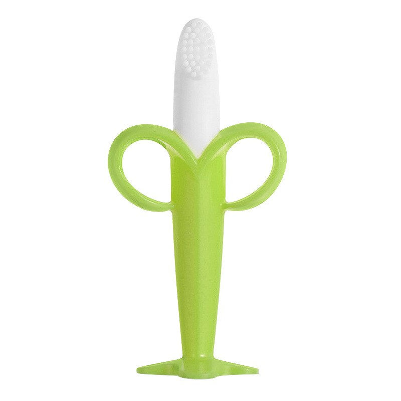 Thumbnail: Fruits Shape Baby Chewing Teether Toys Safe BPA Free Silicone Teething Chew Den