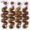 Thumbnail: Vallbest Highlight Bundle Body Wave Bundles Human Hair Ombre Brazilian Human Ha
