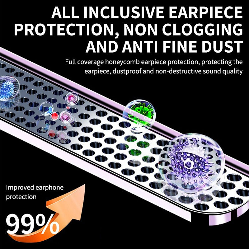 Thumbnail: New 8K Oleophobic Coating Dust free Installation Screen Protector For iPhone 14