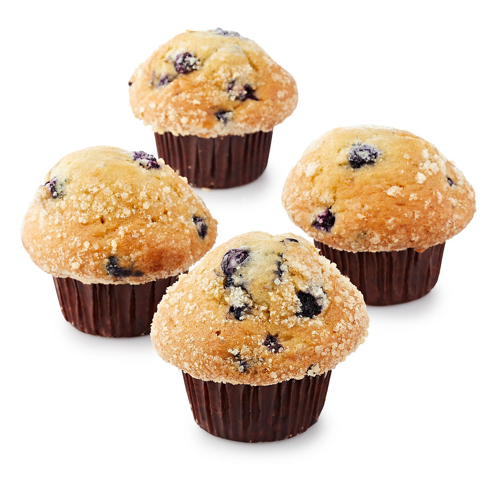 Thumbnail: WISHALIVE FRESH Blueberry Muffins, 14 oz, 4 Count