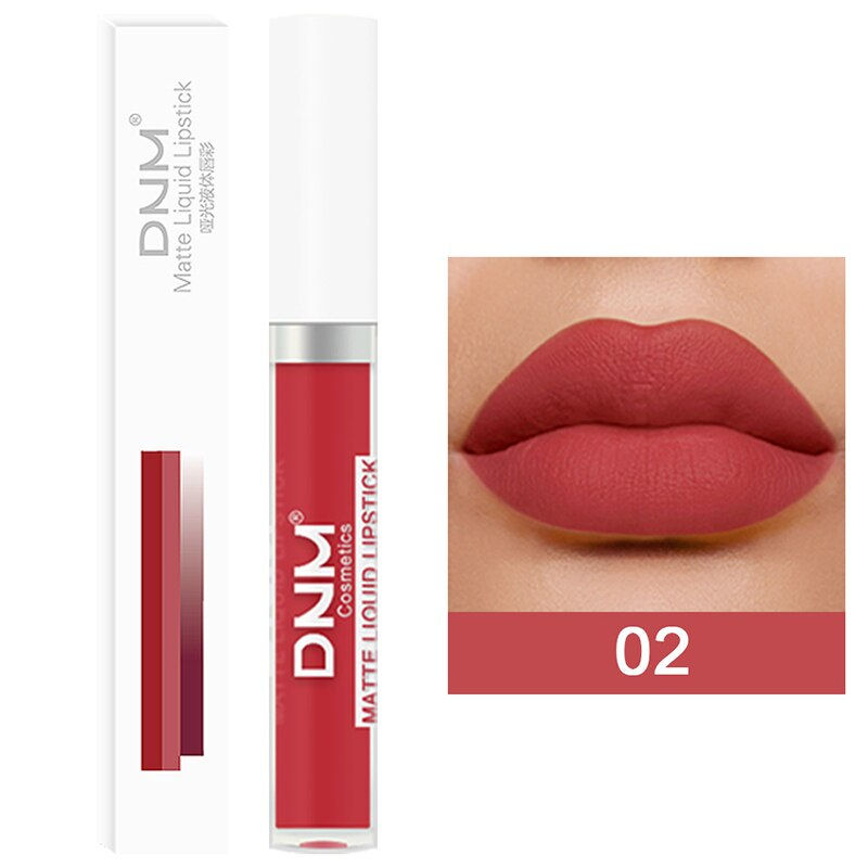 Matte Velvet Lip Glaze Waterproof Long Lasting Not EasyTo Fade Lip Gloss Silky