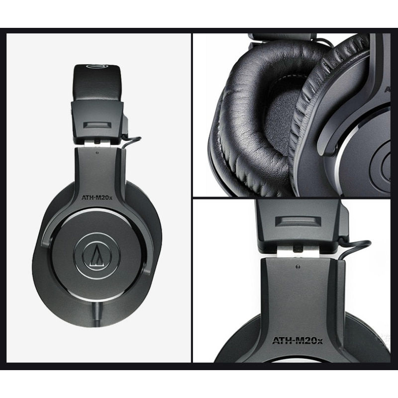 Thumbnail: 100% Original Audio Technica ATH M20X Headset Professional Monitor Noise Cancel