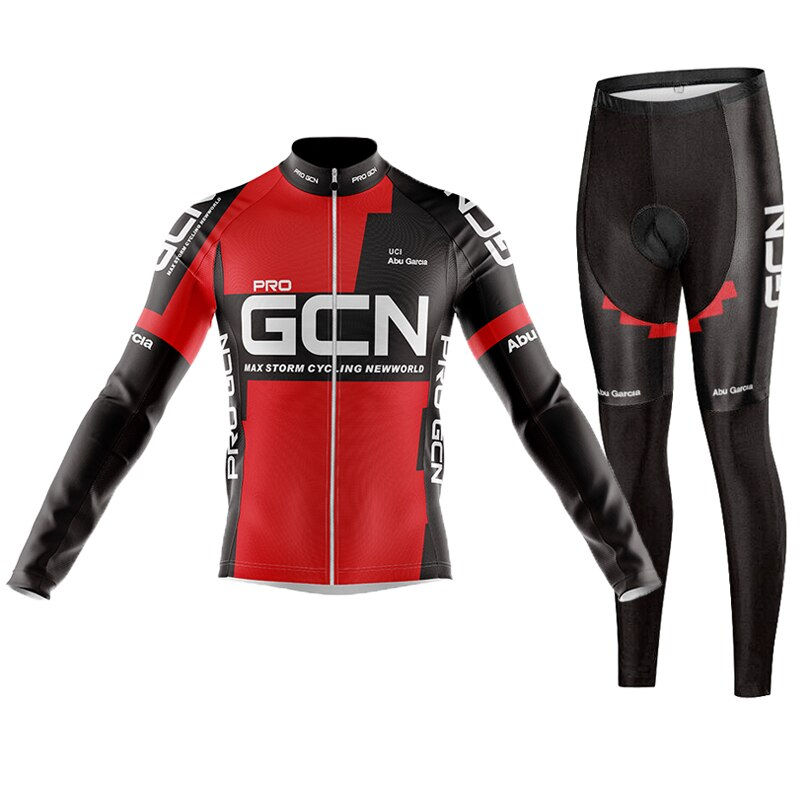 Thumbnail: 2023 NEW Pro Gcn Team Autumn Cycling Jersey Set Bib Pants Ropa Mountain Bike Je