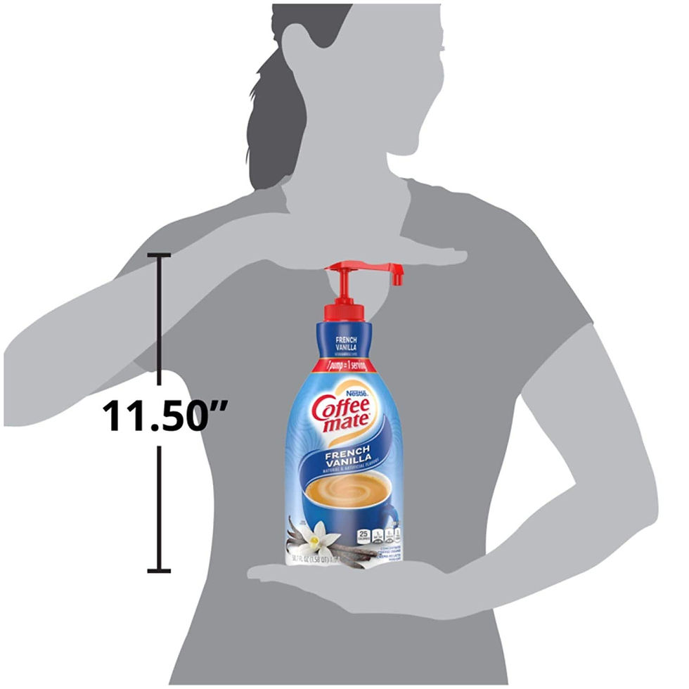 Thumbnail: Nestle Coffee mate Coffee Creamer, French Vanilla, Concentrated Liquid Pump Bot