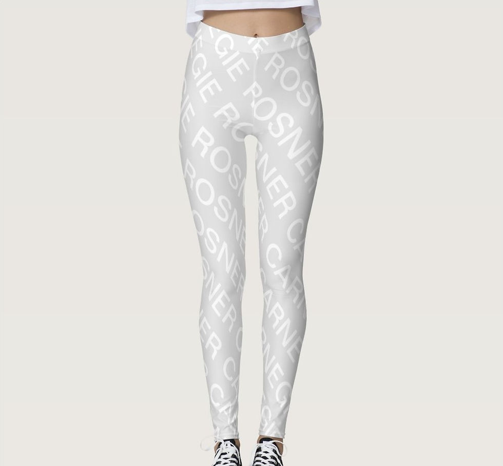 الصورة المصغرة: Rosner Carnegie SPORT® 1060-10 DESIGNER COUTURE LEGGINGS - CLOUD