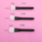 Thumbnail: 3pcs Silicone Mask Brush, Makeup Beauty Brush Handle Diy Soft Head Mask Stick A