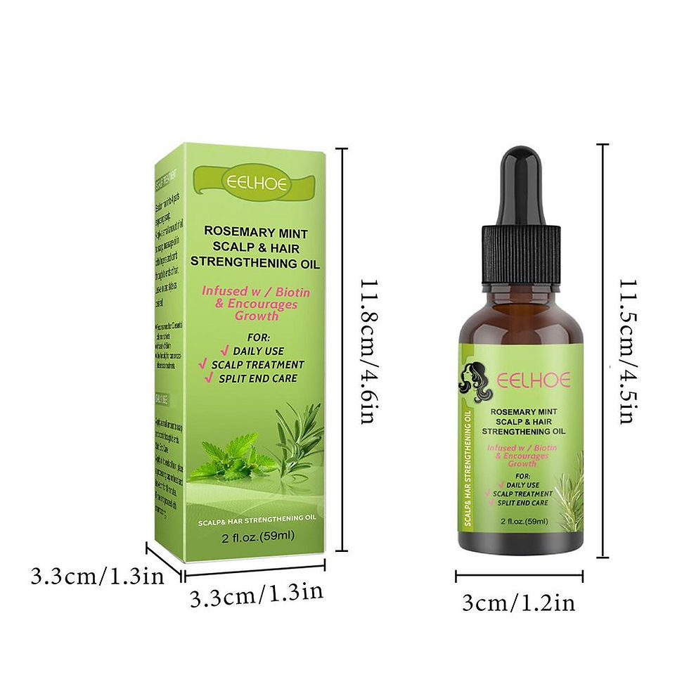 Thumbnail: Rosemary Hair Care Essential Oil Anti-frizz Growth Hairs Smooth Serum Hair Oil 