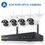 Miniatura: 8CH NVR 3MP Wireless Camera System Audio Record Outdoor Waterproof P2P Wifi Sec