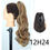 Thumbnail: Synthetic 24 Inch Claw Clip On Ponytail Hair Extension Long Wavy Ponytail Exten