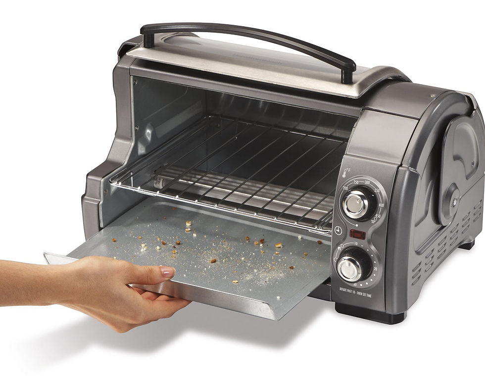 Thumbnail: Hamilton Beach Easy Reach 4 Slice Toaster Oven, Model# 31334D