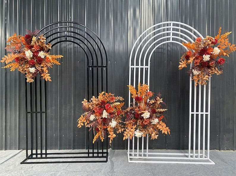 Thumbnail: Metal Floral Arch, Wedding Backdrop, Backdrop Frame, Backdrop Stand, Wedding Ar