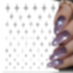Thumbnail: 1PCS 3D Laser Heart Letter Nail Sticker Nail Art Decoration Flower Star Nail Ac